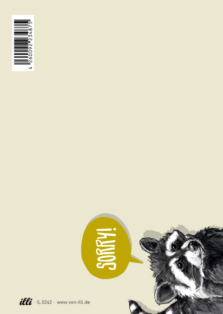 illi Postkarte "SORRY"