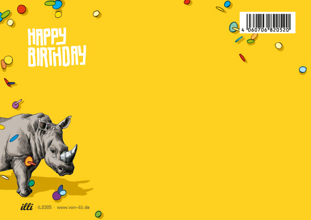 illi Postkarte "RINO"