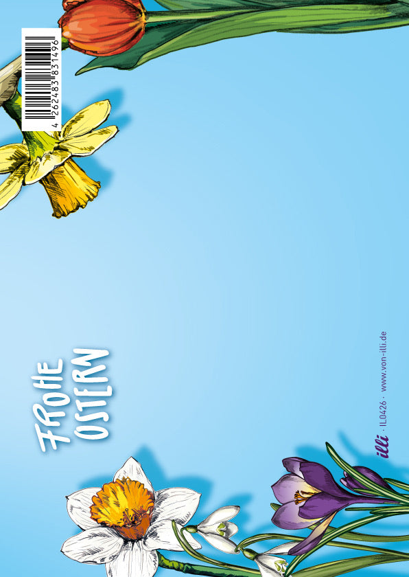 illi Postkarte Frohe Ostern "PAO"