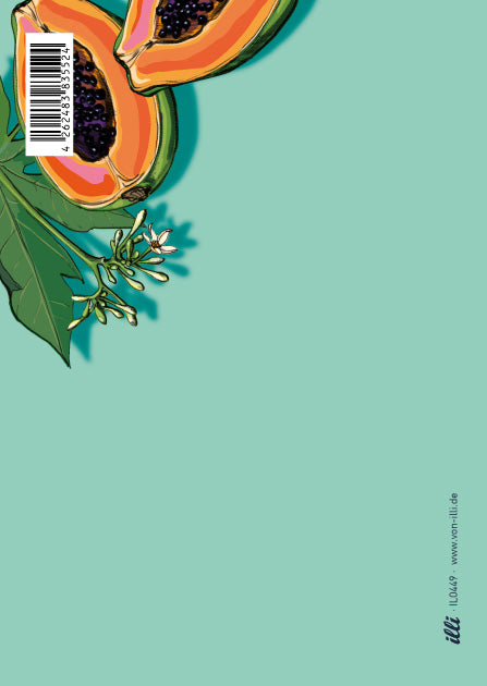 illi Postkarte "PALIA" Papaya