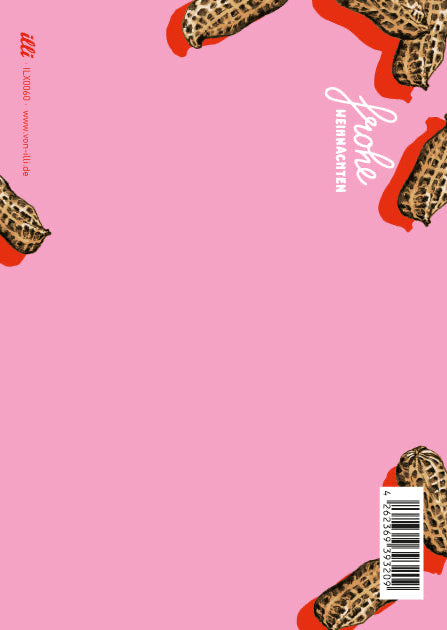 illi Weihnachtskarte mit Erdnüssen "Peanat"