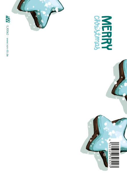 illi Weihnachtskarte mit Stern "Zabu"