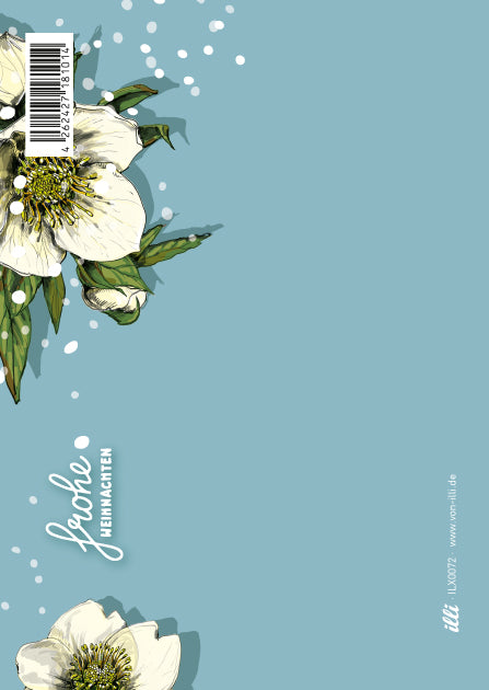 illi Postkarte "JULEROSE"