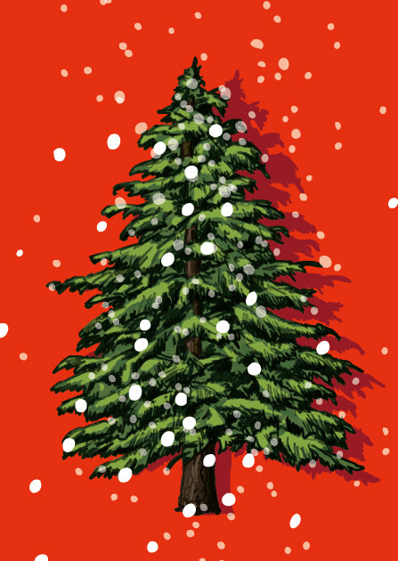 illi Weihnachtskarte mit Tannenbaum "JOLA"