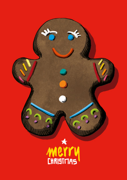 illi Weihnachtskarte mit Lebkuchen "Bonto"