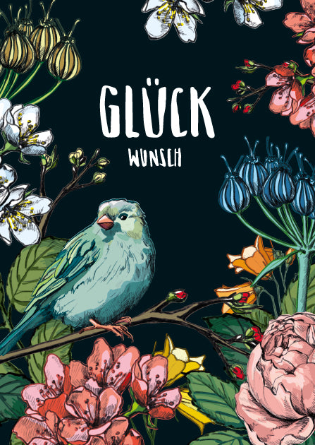 illi Postkarte "KARI GLÜCK"