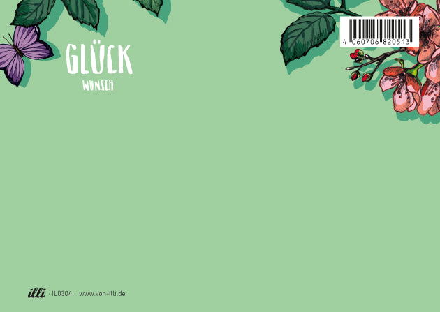 illi Postkarte "KARI GLÜCK"