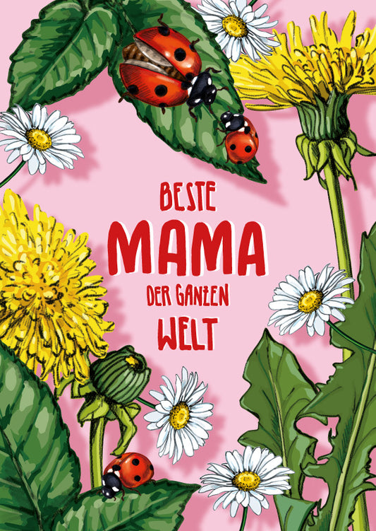 illi Postkarte Beste Mama "MANJO"