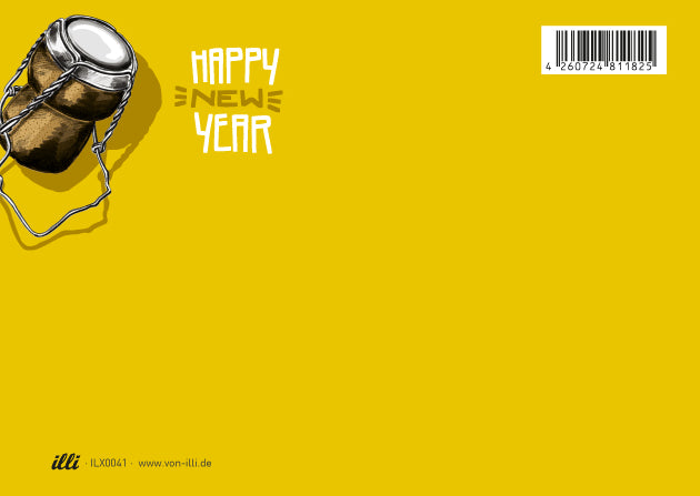 illi Postkarte Happy New Year "TWYLLO"