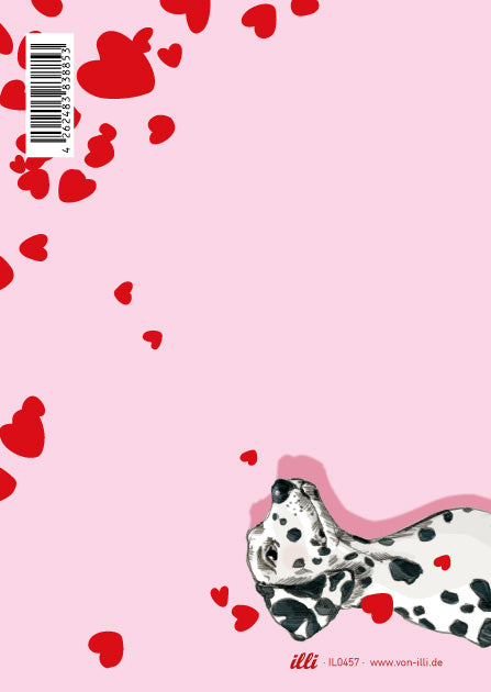 Rückseite der illi Postkarte BINU – Raum für deine eigenen Worte