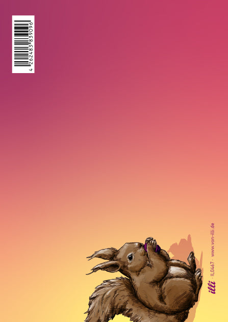 illi Postkarte “ELVI” – Eichhörnchen