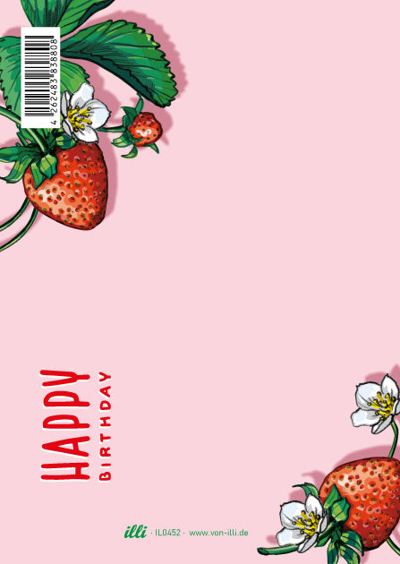 Rückseite der illi Postkarte FRESA – Raum für deine eigenen Worte
